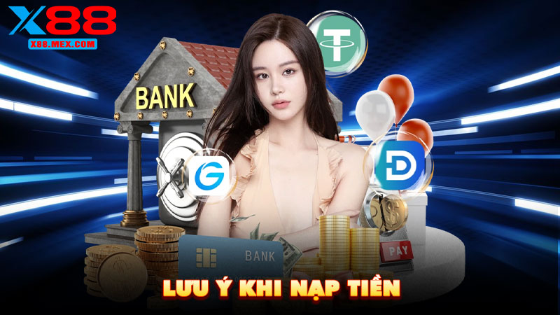 Lưu ý khi nạp tiền