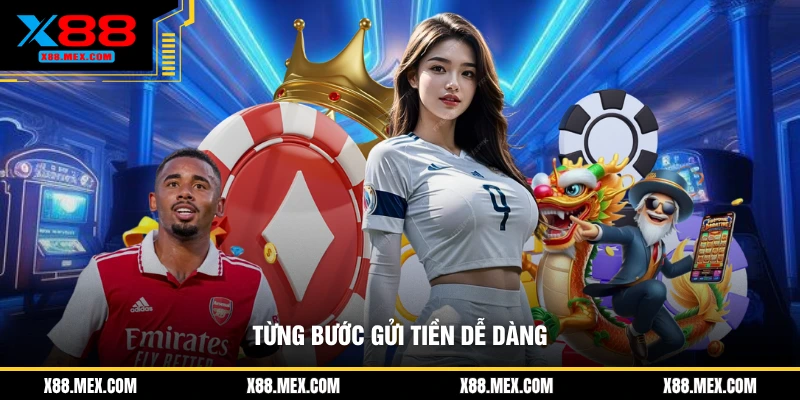 Từng bước gửi tiền dễ dàng